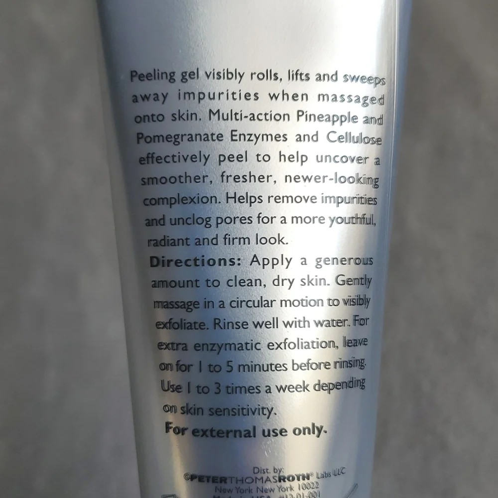 🆕️ PETER THOMAS ROTH Exfoliating FIRMx Peeling Gel (100 ml/ 3.4 fl. oz) - Picture 5 of 6